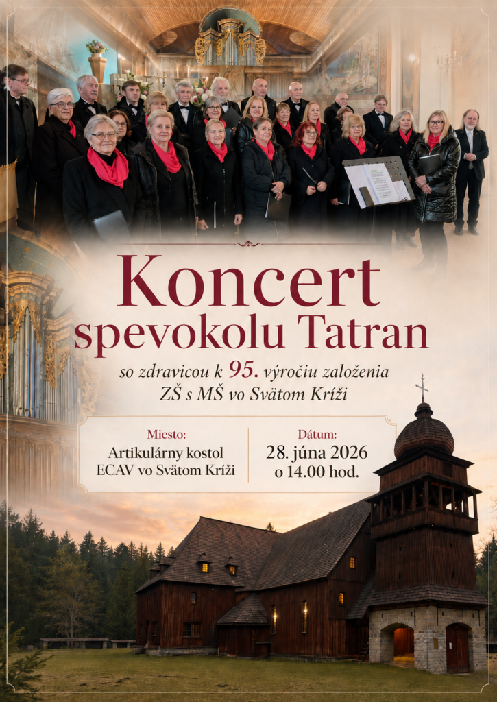 Koncert spevokolu Tatran